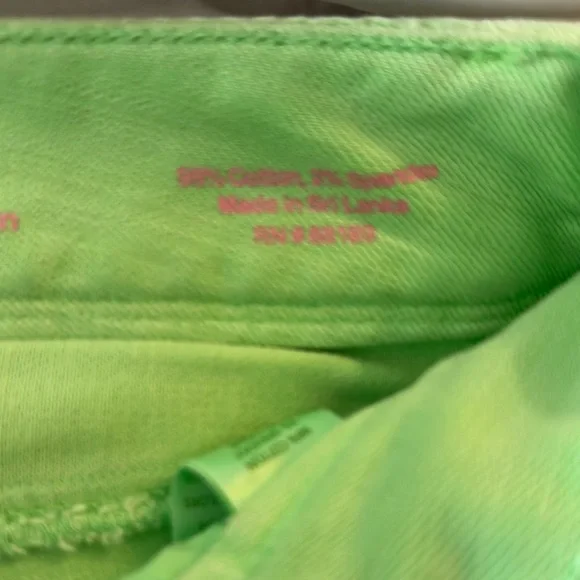 Lilly Pulitzer Green Straight Leg Jeans size 4 - Picture 3 of 6